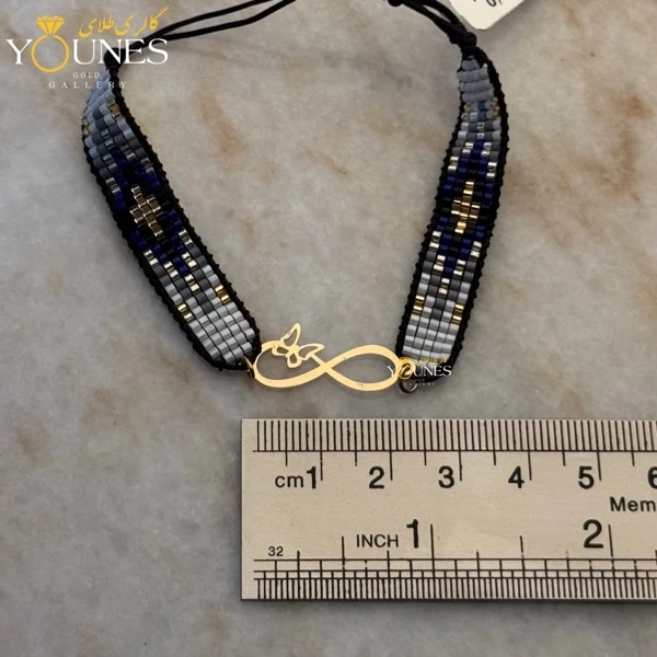 دستبند میوکی بینهایت و پروانه طلا